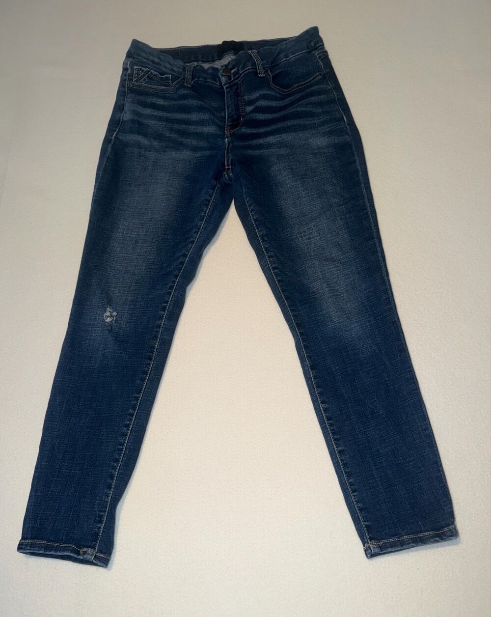 Buckle black womens ankle skinny blue jeans